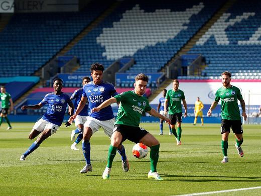 Doesn't stop running. Provided effective and meaningful pressing alongside Maupay and Mac Allister. It was his dogged closing down of James Justin early on which won Brighton a deserved penalty. Did well to wriggle away from Caglar Soyuncu and get a shot away, which went narrowly over the bar. Quieter in the second half.