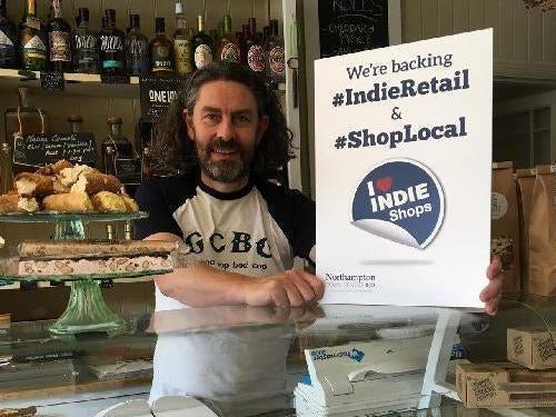 St Giles Cheese has been able to stay open with a one-customer-at-at-time policy throughout the lockdown - but they're happy to see their neighbours again.