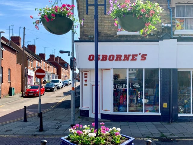 Many of the town's shops have re-opened