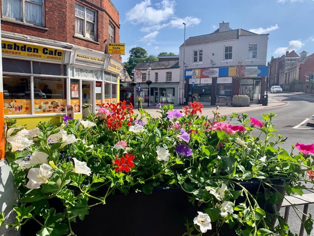 Many non-essential shops re-opened in the town last week