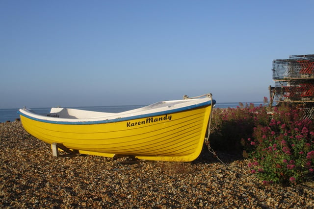 Boat on Eastbourne beach, by Philipa Coughlan. "After taking my son into work at 6am this photo was taken on a lovely morning recently. I used a Canon IXUS 8xOptical Zoom," she said. SUS-200624-115811001