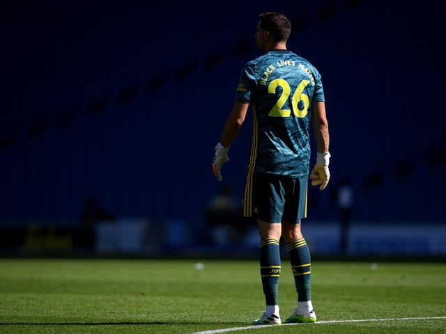 Leeds United's hopes of landing Arsenal goalkeeper Emiliano Martinez have been dealt a blow with any hopes the Whites had of landing stopper scuppered by starting keeper Bernd Leno's injury. (Express)