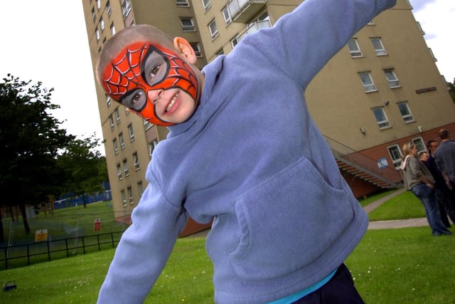 Spiderman Jay Hamblin. Picture: Justin Lycett BH26930G