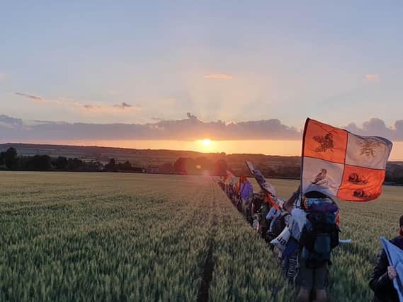 The Rebel Trail marching to London via Steeple Claydon