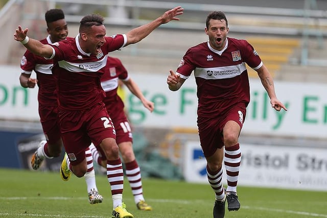 Marc Richards scored a spectacular overhead kick in the 89th-minute to secure a win for the Cobblers