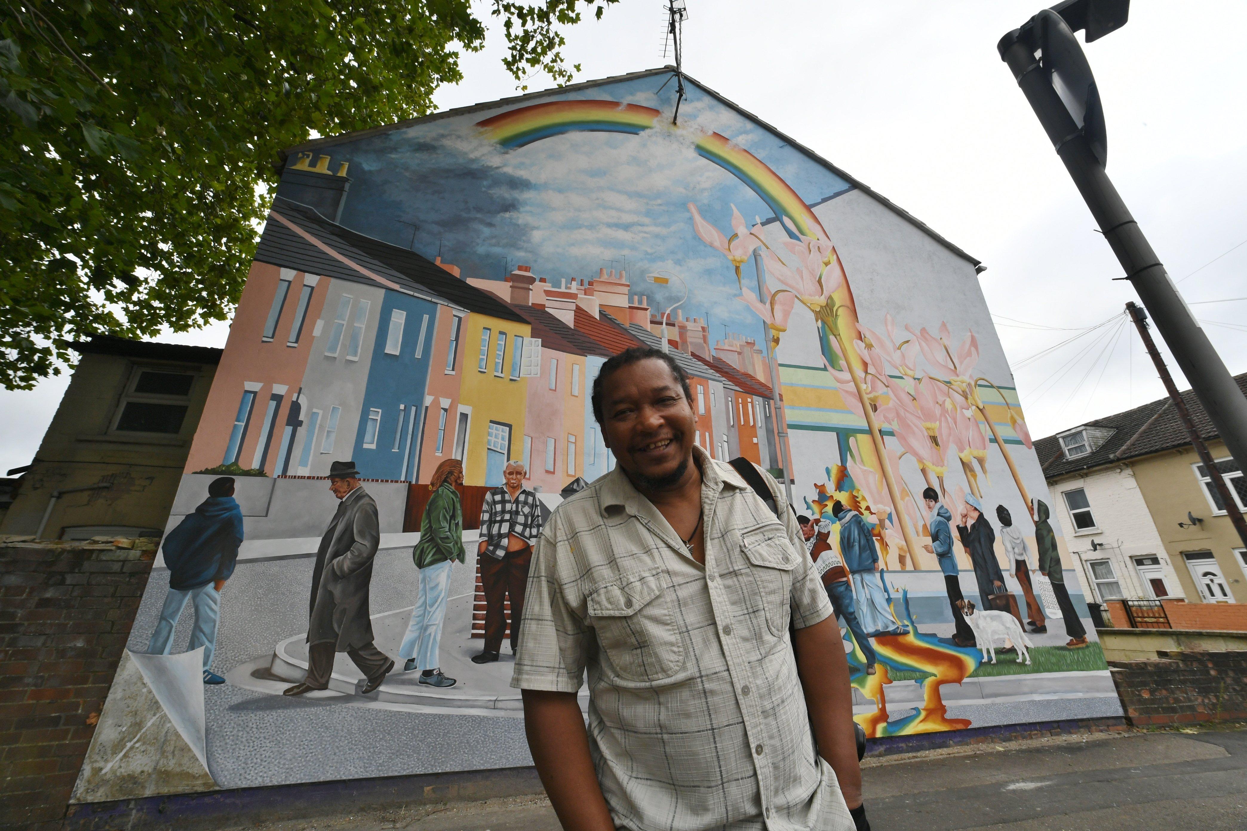 The art work has been restored by a team of artists EMN-210810-153703009