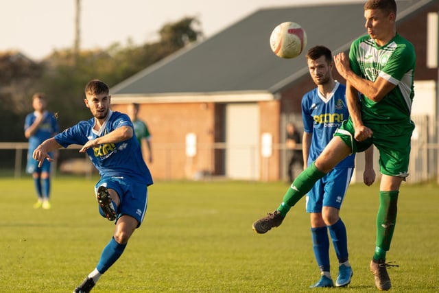 Action from Selsey FC's 2-1 home win over Mile Oak / Pictures: Chris Hatton