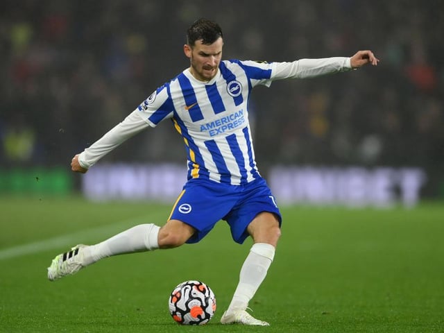 Criminally underrated. Has been Albion's most creative player this season. He has two assists, completes 4.88 shot-creating actions per 90 mins, is the top midfielder for progressive passes, meaning his passes tend to go forward instead of back or sideways, and he has completed the most passes into the 18-yard box (10). Has a WhoScored.com rating of 7.13 out of 10