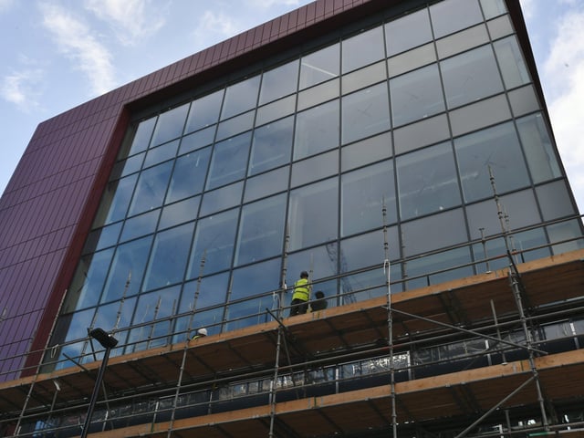 Work has been going on at the development throughout the pandemic