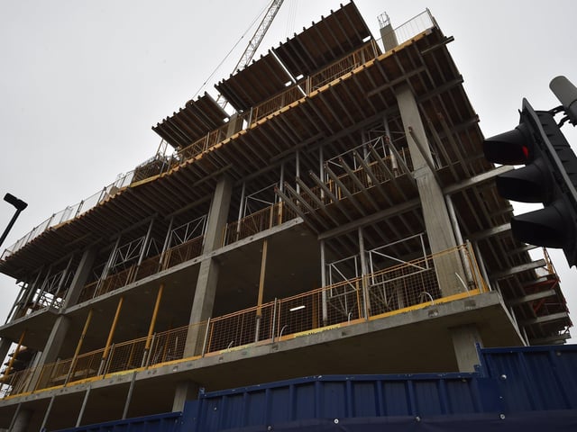 Work has been going on at the development throughout the pandemic