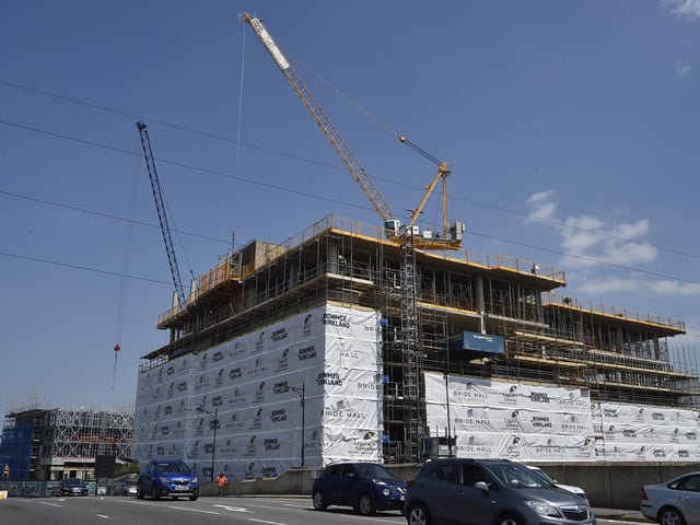Work has been going on at the development throughout the pandemic