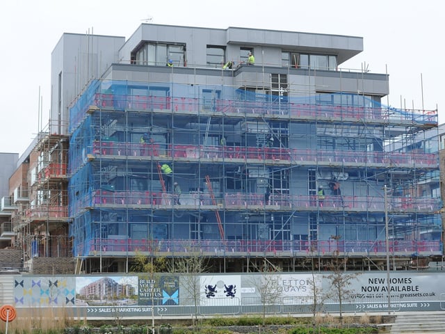 Work has been going on at the development throughout the pandemic