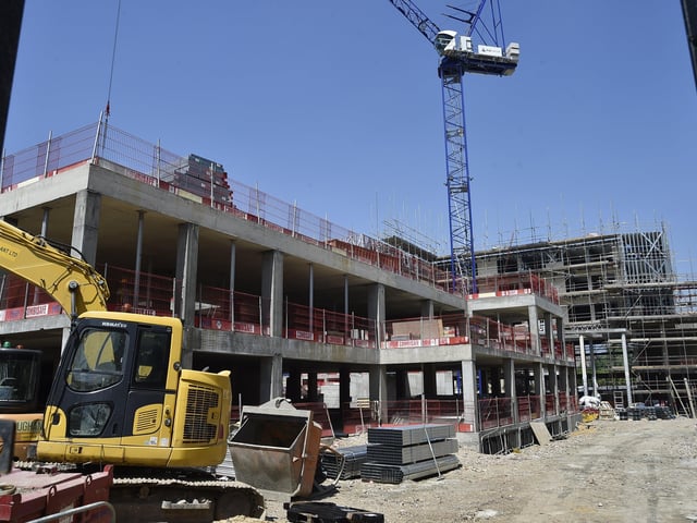 Work has been going on at the development throughout the pandemic