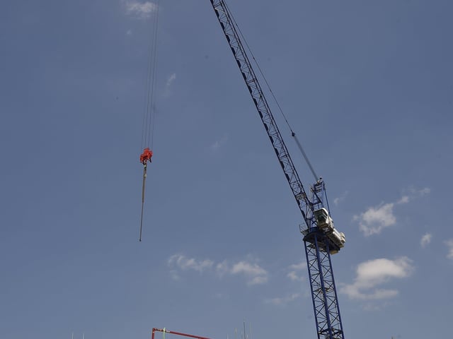 Work has been going on at the development throughout the pandemic