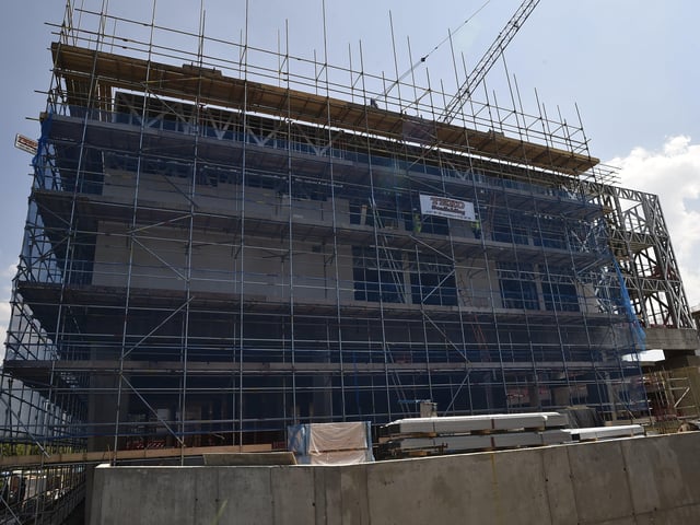 Work has been going on at the development throughout the pandemic