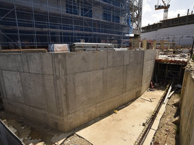 Work has been going on at the development throughout the pandemic