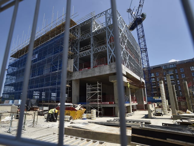 Work has been going on at the development throughout the pandemic