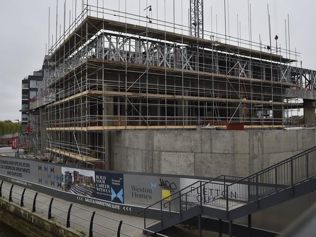 Work has been going on at the development throughout the pandemic