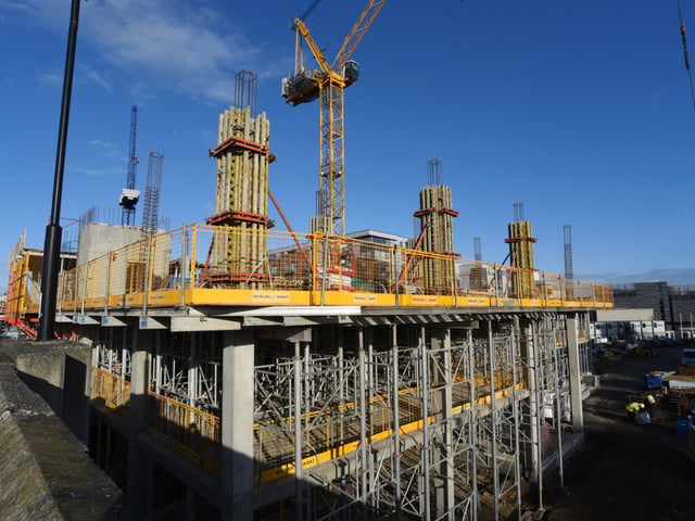 Work has been going on at the development throughout the pandemic