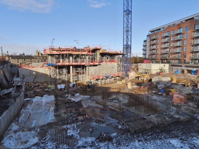 Work has been going on at the development throughout the pandemic