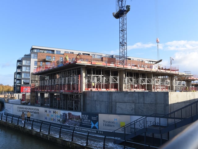 Work has been going on at the development throughout the pandemic
