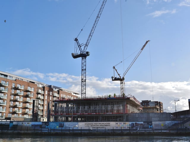 Work has been going on at the development throughout the pandemic