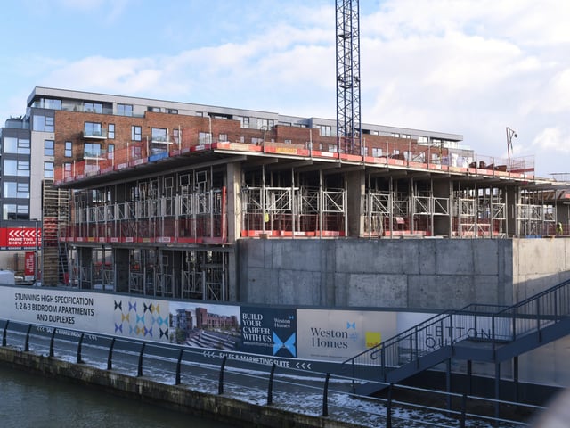 Work has been going on at the development throughout the pandemic