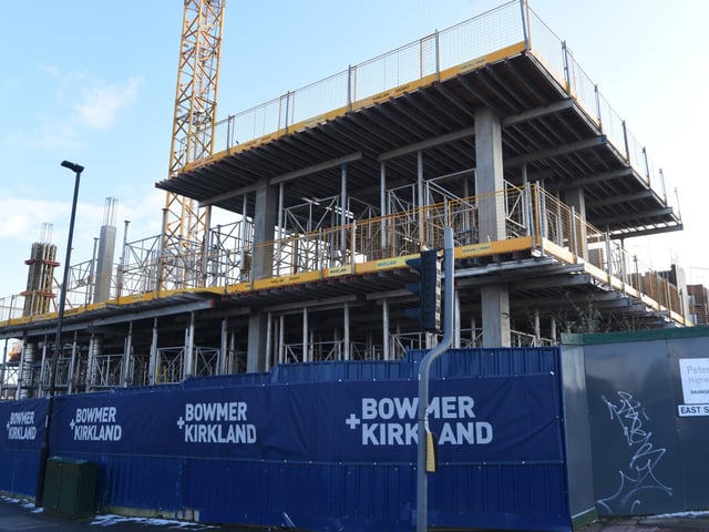 Work has been going on at the development throughout the pandemic