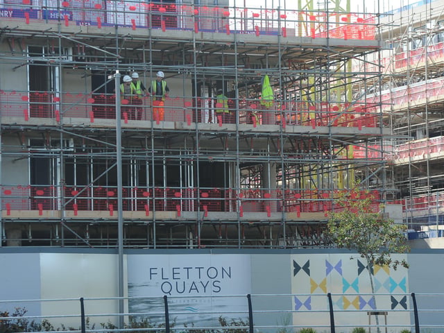 Work has been going on at the development throughout the pandemic