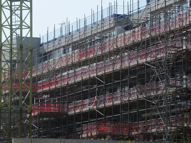 Work has been going on at the development throughout the pandemic