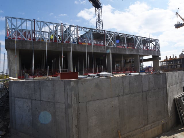 Work has been going on at the development throughout the pandemic