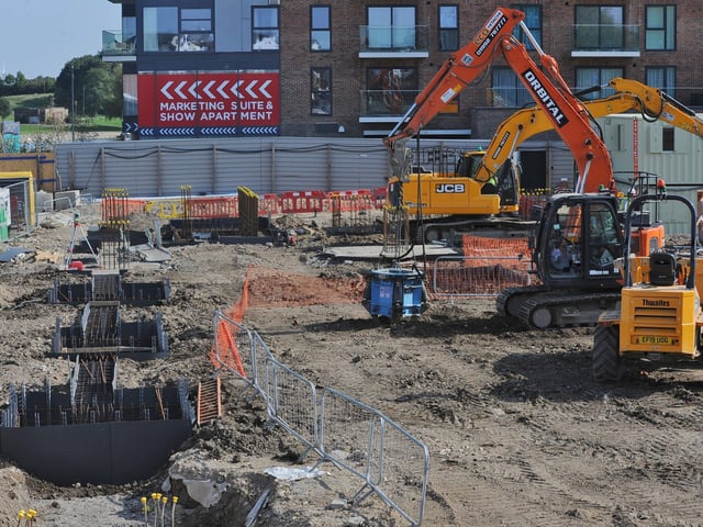 Work has been going on at the development throughout the pandemic