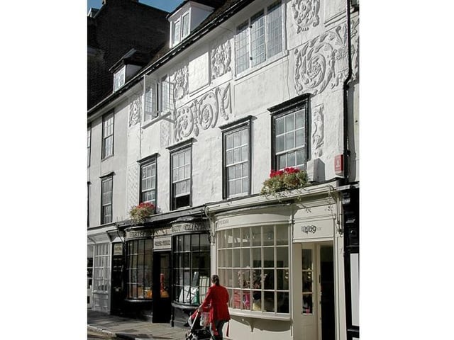 Caroline Bailey - “Pargeting in Hertford” Fore Street, Hertford