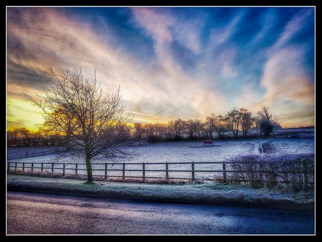 Philip Vye - “A frosty morning in Walkern” Walkern