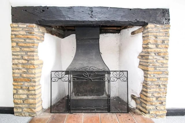 The inglenook fireplace