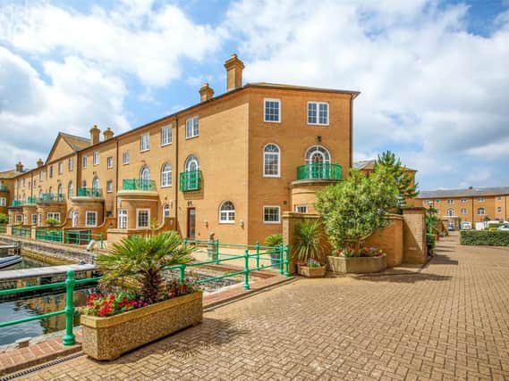 The property is at the heart of a secure, gated 'island' within Brighton Marina
