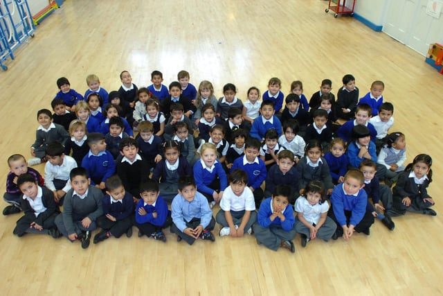 reception 08 class at Beeches primary school