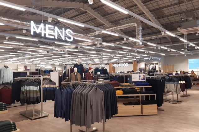 Photo of the interior of the new M&S clothing and home store with café at the Leamington Shopping Park which opens tomorrow (Wednesday October 13).