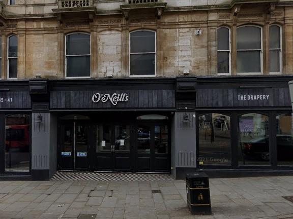 The Irish bar in The Drapery has a four star rating out of five from 923 Google reviews