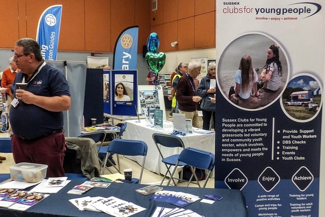 Sussex Clubs for Young People stall at the Storrington Volunteering Fair on Saturday, October 9.