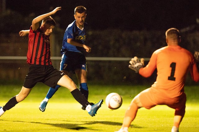 Action from Selsey and Billingshurst's 3-3 draw in division one of the Southern Combination / Picture: Chris Hatton