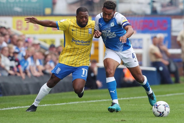 Posh boss Darren Ferguson recently suggested star forward Siriki Dembele needed more protection from Championship referees, but perhaps surprisingly he’s not even the most fouled player in the squad this season. That ‘honour’ goes to defender Nathan Thompson (pictured) who has drawn 26 fouls in his 10 appearances compared to 22 from Dembele. In terms of minutes played it would be a draw between the pair who are lagging way behind Coventry City’s Callum O’Hare who has won 38 free kicks for his team, the most in the division, nine more than any other player.