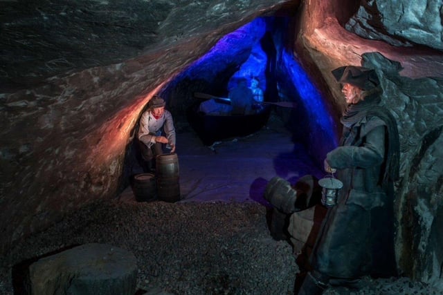 based in St Clements Caves - the Smugglers Adventure provides atmospheric underground fun for kidd. SUS-211014-103231001