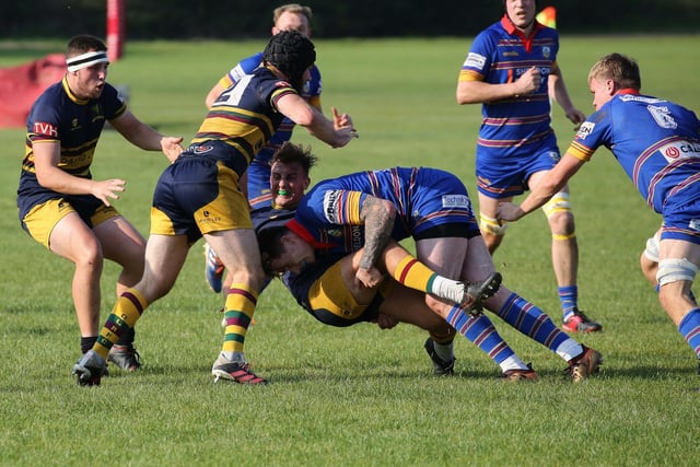 Action from last weekend's narrow win for OLs