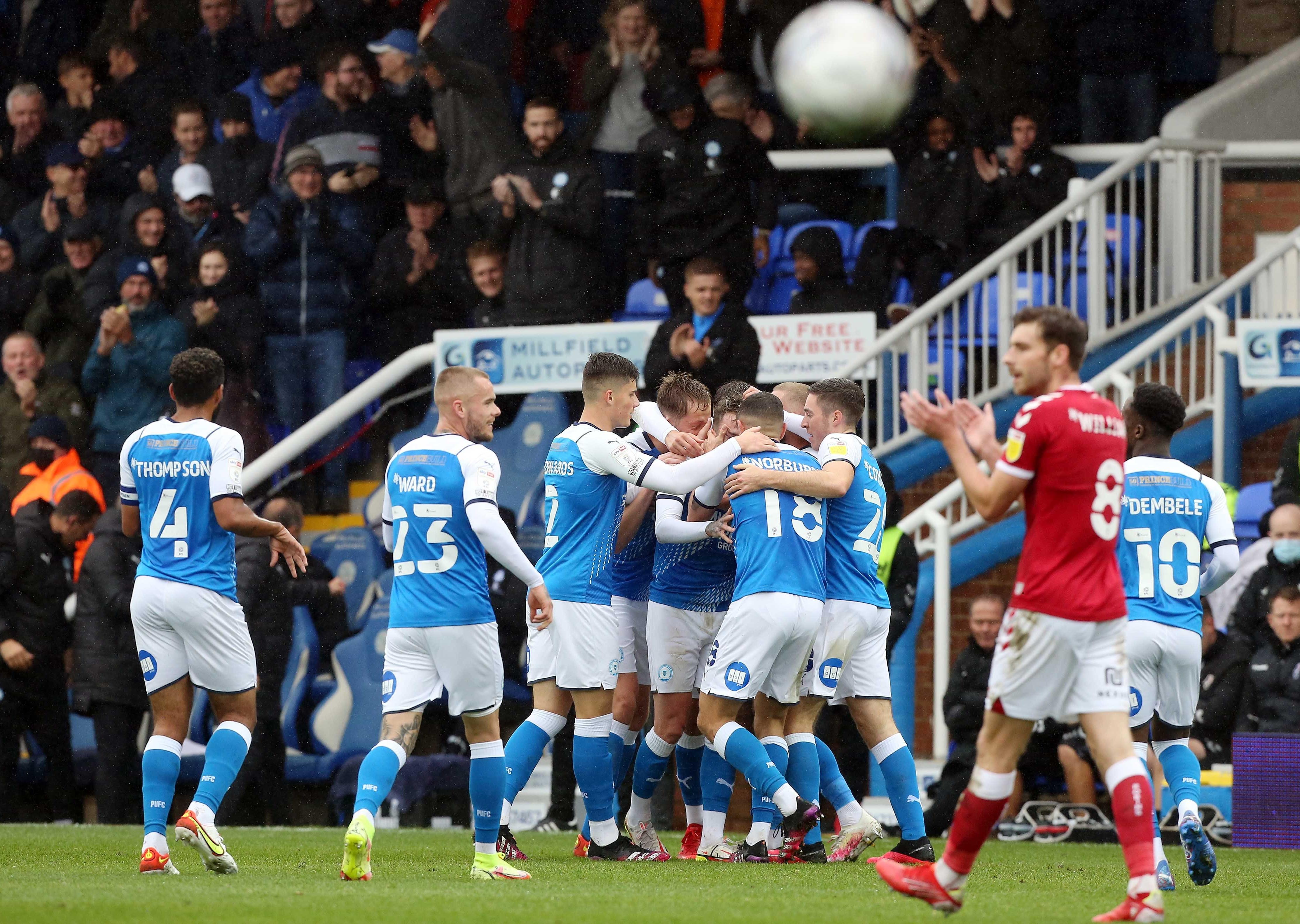 Will Posh have anything to celebrate at Middlesbrough? Photo: Joe Dent/theposh.com.