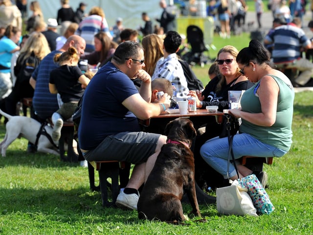 Paws in the park event at South of England showground, Ardingly. Pic S Robards SR2110091 SUS-210910-172646001