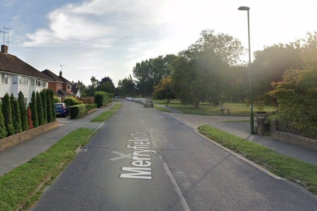 David Harwood said Merryfield Drive's speed limit should reduced. Photo: Google Streetview