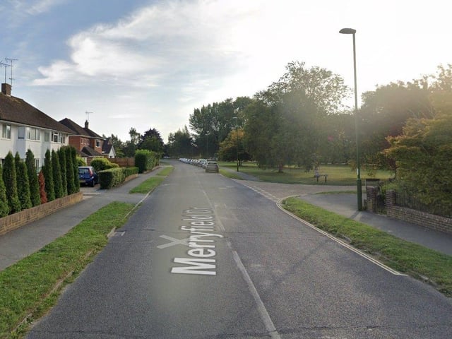 David Harwood said Merryfield Drive's speed limit should reduced. Photo: Google Streetview