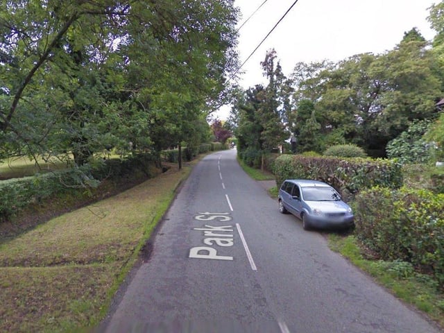 David White said Park Street Slinfold's speed limit should reduced. Photo: Google Streetview