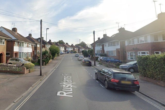 Nick Evans said Rushams Road's speed limit should reduced. Photo: Google Streetview
